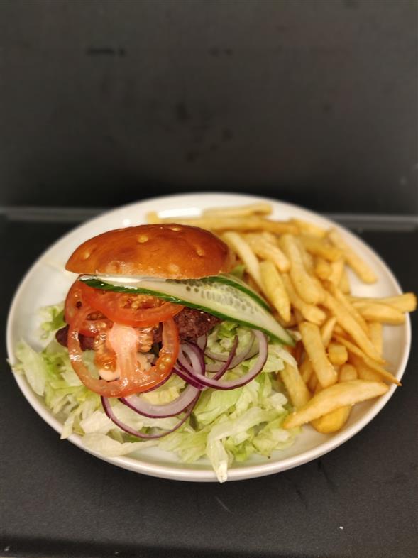 Burgermenu m/ pommes